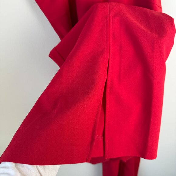 Anthropologie Jumpsuit Red NWT Hutch Flare Front-Slit Size 6 - Picture 9 of 12